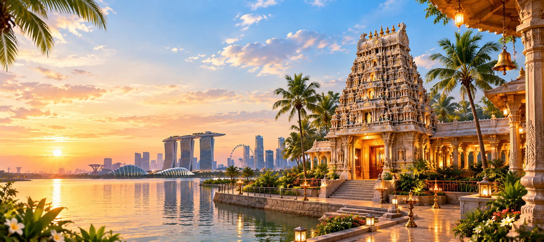 Ancient Indian temple gopuram